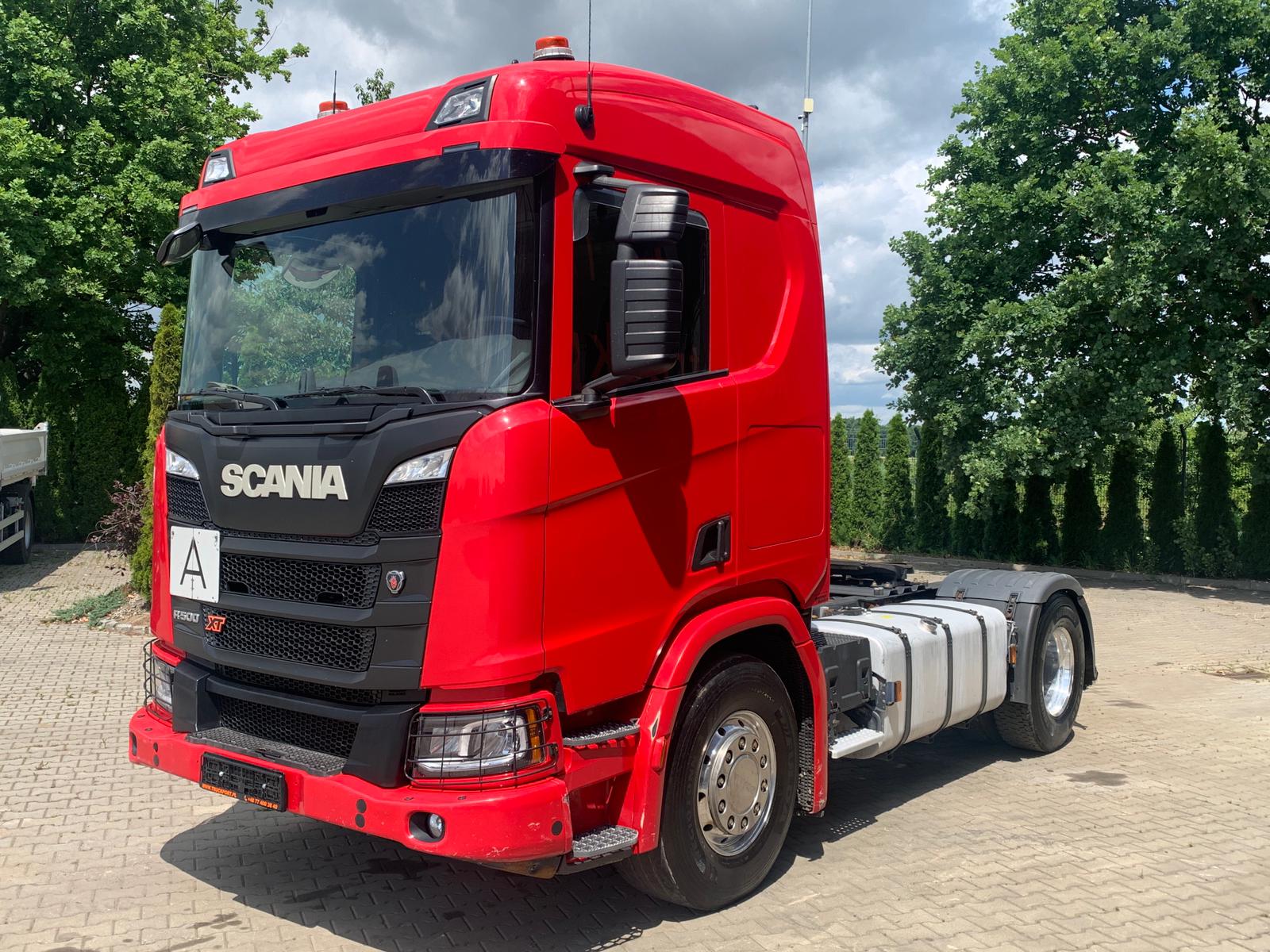 SCANIA R500 XT 4x2 EURO CIĄGNIK SIODŁOWY Z HYDRAULIKĄ WYWROTU